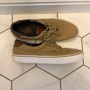 COPY - Vans Era Tan with Brown Leather Men’s Size 9